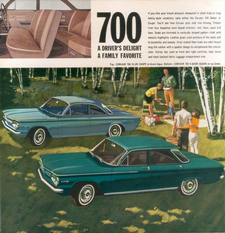 1963 Chevrolet Corvair Brochure Page 9